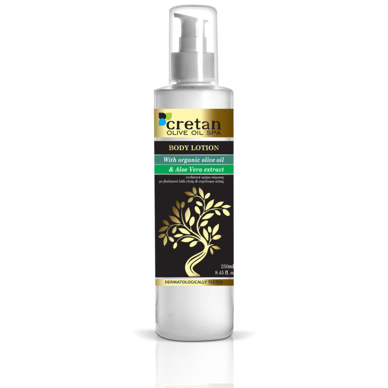 Body Lotion With Organic Olive Oil And Aloe (250ml) Cretan Olive Oil Spa