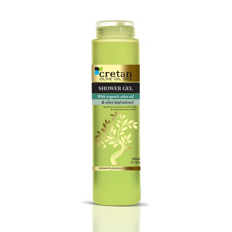 Shower Gel With Oil And Olive Leaf Extract (300ml) Cretan Olive Oil Spa
