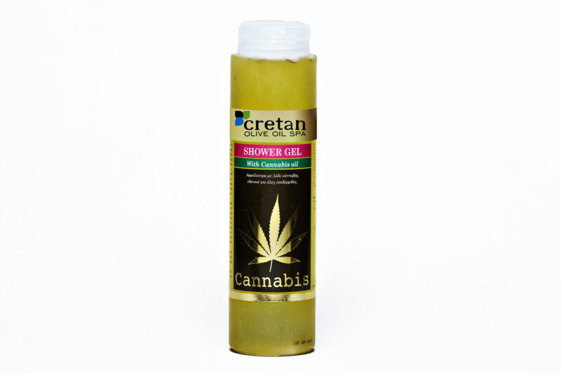 Shower Gel With Cannabis Oil (300ml) Cretan Olive Oil Spa