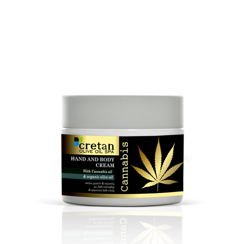 Hand And Body Cream With Cannabis Oil (100ml) Cretan Olive Oil Spa